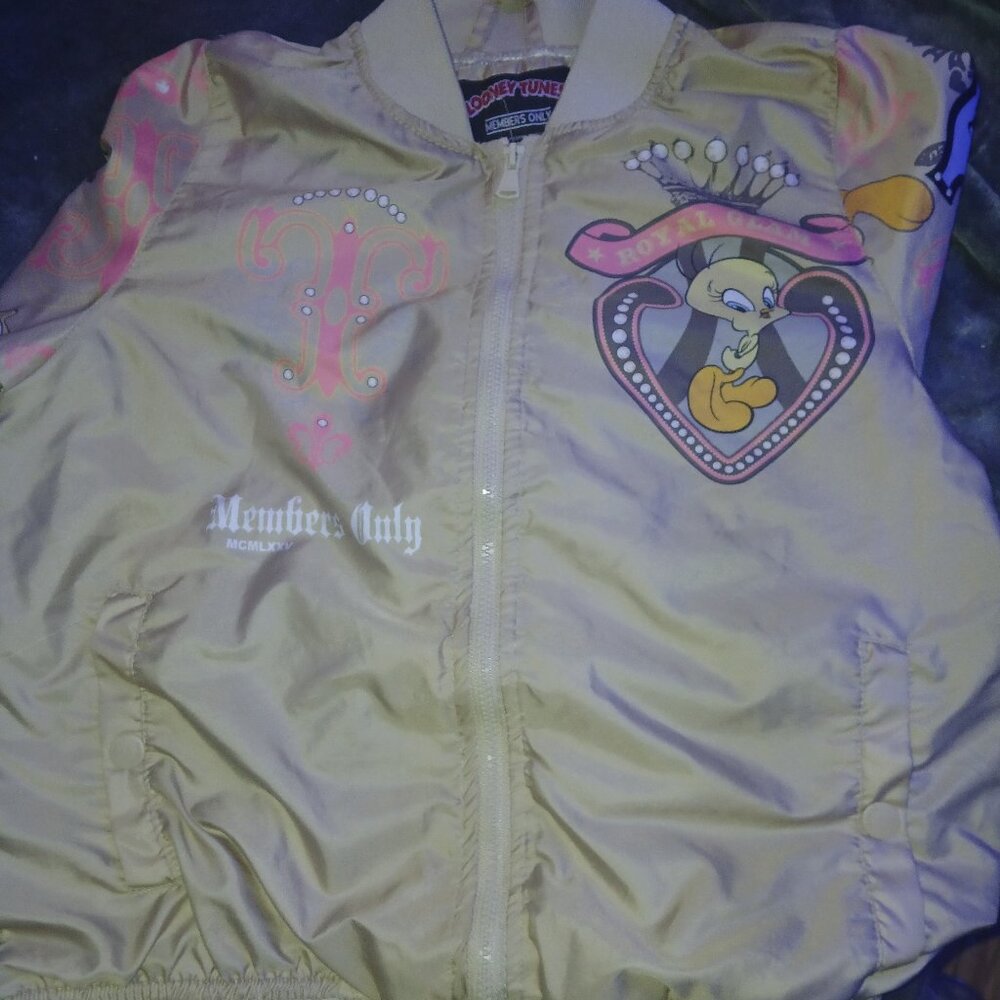 Tweety Bird Members only jacket